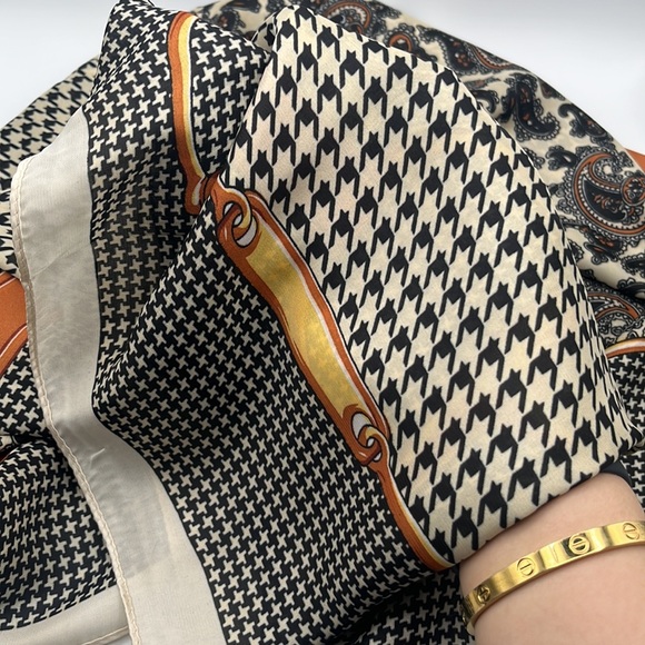 Silk Blend Scarf NWOT - Picture 3 of 4